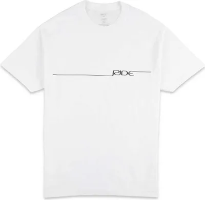 Imagen del producto de Camiseta de manga corta con el logo de Ride Zero, color blanco, talla M, para hombre