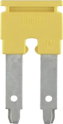 Produktbild von Weidmüller ZQV 10/2 - Querverbindungsstück - 25 Stück(e) - Wemid - Gelb - -60 - 130 °C - V0