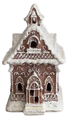 Productafbeelding van Clayre & Eef, kerstdecoratie, huis, bruin, kunststof