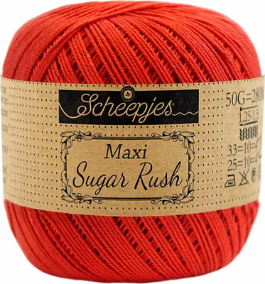Produktbild von Scheepjes Maxi Sugar Rush 50g (390) Poppy Rose