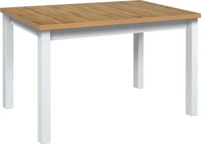 Produktbild von Ausziehtisch aus Holz "Max 5", 120-150 x 80 cm, wotan, weiss
