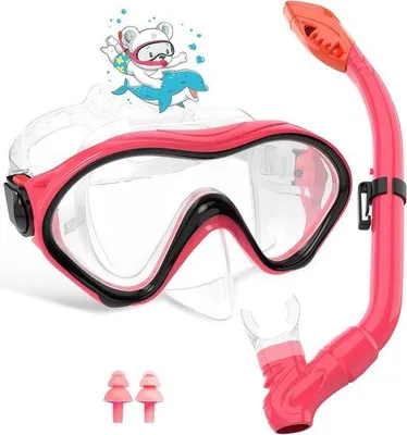 Produktbild von Kinder Snorkelset, 180° Panorama, Silikon, 4-12 Jahre