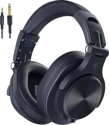 OneOdio Kopfhörer Over Ear, DJ Kopfhörer Mit Kabel, Professionell Geschlossener Studio HiFi Kopfhörer Mit Share Port Für E-Drum Piano Gitarre AMP