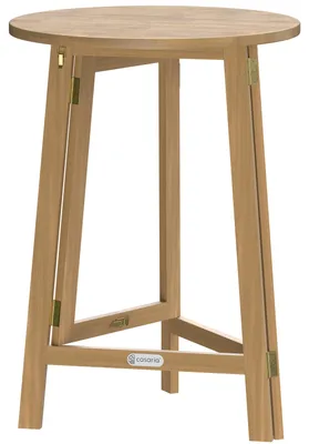 Productafbeelding van Statafel Hout Ø80cm Inklapbaar