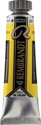 Image de Rembrandt peinture à l'huile en tube 15 ml jaune cadmium citron 207