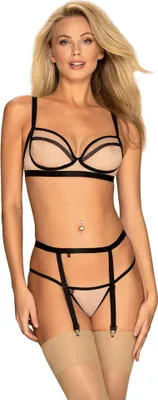 Obrázek produktu pro Obsessive - Nudelia y 3-dílný set L/XL