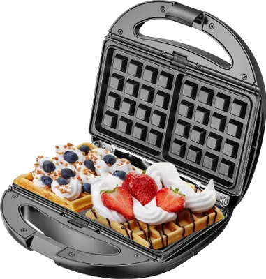 Produktbild von Camry 5in1 Sandwichmaker | Anti-Haftbeschichtung | Cool-Touch-Griffe | Hitzebeständiges Gehäuse | 1200 Watt