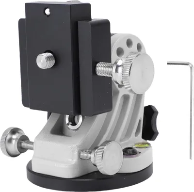 Productafbeelding van Aanpassingsbasis voor de hoogte van Skywatcher astronomische telescopen, 3/8 inch, verstelbare equatoriale instrumenthouder, zwart of wit, met een instelbereik van 0-90 graden