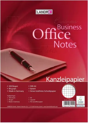 Produktbild von LANDRÉ Kanzleipapier DIN A4 kariert ohne Rand 500 Blatt