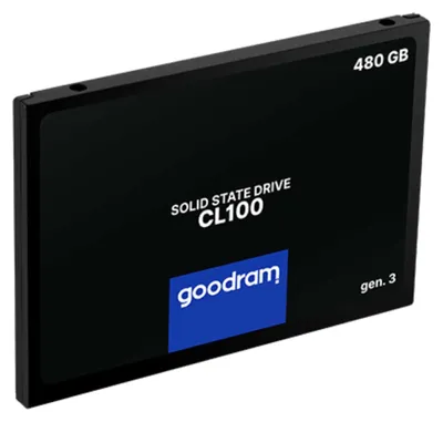 Obrázok produktu pre Goodram CL100 gen.3, 480 GB, 2.5", 540 MB/s, 6 Gbit/s