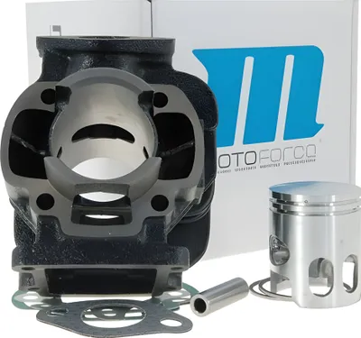 Immagine prodotto di Kit cilindro Motoforce di ricambio 50 cc compatibile con Minarelli verticale AC, perno pistone 10 mm