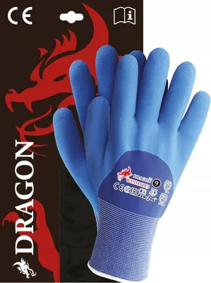 Obrázok produktu pre WINHALF3 latexové izolované pracovné rukavice r.9