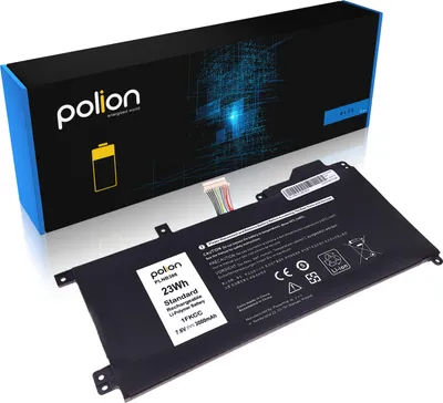 Obrázek produktu pro POLION baterie do notebooku DELL 1FKCC 3000 mAh 7,6 V – nová