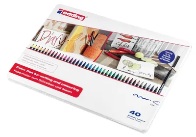 Produktbild von edding Champion Fasermaler Medium 40 Stk. Mehrfarbig 1300
