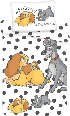 Produktbild von Disney Kinderbettwäsche Set – 100 % Baumwolle, 100 x 135 cm Bettbezug & 40 x 60 cm Kissenbezug