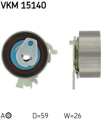 Produktbild von SKF VKM 15140 Spannrolle Zahnriemen für OPEL ZAFIRA B (A05) Astra H Caravan (A04) Astra H Schrägheck (A04) Astra G CC (T98) Zafira A (T98)