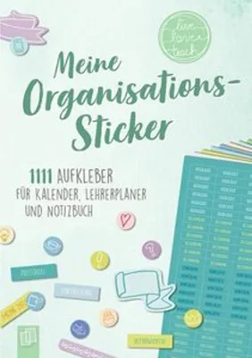 Produktbild von Perfekt organisiert! 1111 Sticker für Kalender, Lehrerplaner und Notizbuch "live - love - teach"