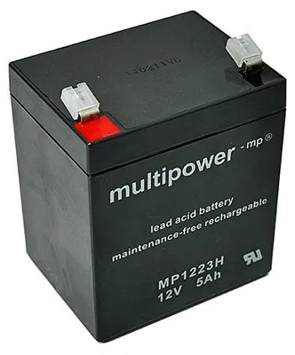 Produktbild von Multipower MP1223H AGM Hochstromakku 12V 5Ah – F6,3 mm