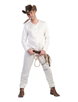 Immagine prodotto di Biancheria intima da cowboy, colore bianco, taglia 52/54