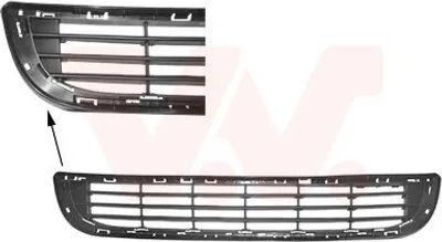 Produktbild von VAN WEZEL Lüftungsgitter Grill Stoßfänger für CITROËN BERLINGO (B9)