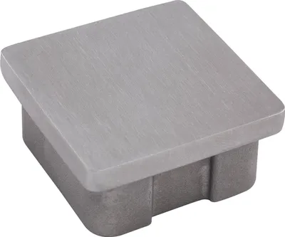Produktbild von Economy Endkappe Abdeckkappe eckig für Rohr ø 40x40x2,0mm, Edelstahl geschliffen