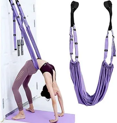 Produktbild von Famanu Splittrainer - Verstellbare Yogariem für Flexibilität - Paar