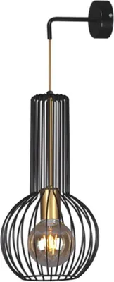 Immagine prodotto di Applique ARVI nero-ottone-oro 1xE27x60W metallo, dimensioni: 60x20x22 cm, IP20, Kaja