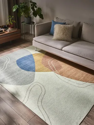 Kunstfaser-Teppich Laury, rechteckig, 160x230 cm, mehrfarbig