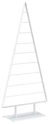 Image de Arbre de Noël en métal vidaXL KUOPIO, 210 cm, acier, blanc