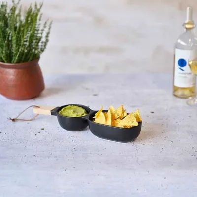 Zdjęcie produktu dla Kubek Aperitif z uchwytem Czarny - D 34,5*9,5*5,5 cm