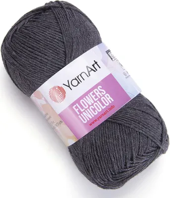 Zdjęcie produktu dla Włóczka YarnArt Flowers Unicolor 745 / ciemny szary