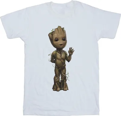 Produktbild von Marvel - "I Am Groot" T-Shirt für Herren BI38882 (L) (Grau)