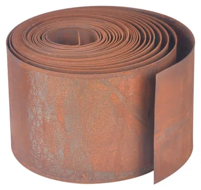 Immagine prodotto di Striscia di bordatura per prato in acciaio Corten - Bordura flessibile per giardino