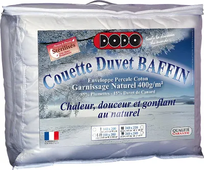 Produktbild von DODO Naturdaunen BAFFIN Steppdecke - 240 x 260 cm
