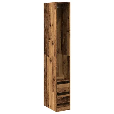 Produktbild von vidaXL Kleiderschrank Altholz-Optik 30x50x200 cm Holzwerkstoff