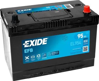 Obrázok produktu pre Exide EL954 Start-Stop EFB 12V 95Ah 800A autobatéria
