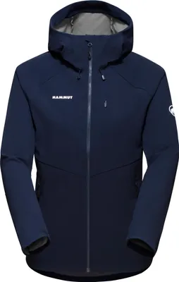 Produktbild von Mammut Damen Ultimate Comfort SO Hooded Jacket marine M