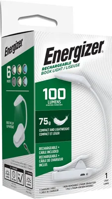 Produktbild von Energizer Buchleuchte Rechargeable Booklight weiss
