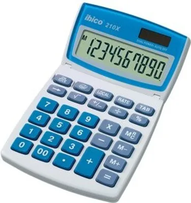 Produktbild von Ibico Calculator 212X, Desktop, Standard, 200g, 140 x 184 x 15,5 mm