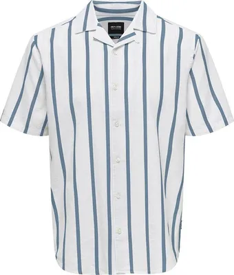 Produktbild von Only & Sons Casey Resort Cs Kurzarmhemd Blau 2XL Herren Blau 2XL