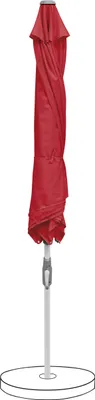 Produktbild von Suncomfort by Glatz Sonnenschirm Mittelstockschirm Slide, Ø 300cm , rund, Farbe rot - Aurora red