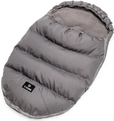 Produktbild von Fußsack grau, wasserabweisend, 55x105 cm, für Babys im Winter, passend für die meisten Kinderwagen