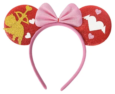 Produktbild von Glitzerndes Haarband mit Herzmotiv in Rot und Rosa zum Valentinstag – süßes Haaraccessoire für Valentinstag, Geburtstag, Hochzeit, Party und Kostüm.