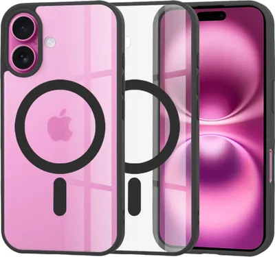 Produktbild von Techsuit MagSafe Pro Back Cover Hülle für Apple iPhone 16 Plus - Schwarz