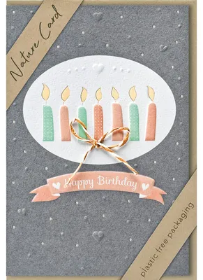 Produktbild von bsb 6930062 Geburtstagskarte - Natur Card, inkl. Umschlag