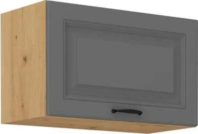 Immagine prodotto di Armadietto per cappa aspirante SOPHIA - larghezza 60 cm, grigio / rovere artisan