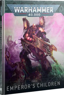 Zdjęcie produktu dla Warhammer 40.000 Emperor's Children Codex Englisch
