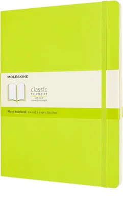 Produktbild von Moleskine Notizbuch Classic Collection flexibler Einband ca. DIN A4 blanko hellgrün Softcover - A4