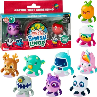 Produktbild von Pinata SmashLings 3 zufällige Kreatur Figuren Smashlings Pack