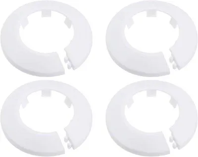 Obrázek produktu pro Bílé plastové kryty 415 mm pro koupelnové sanitární zařízení